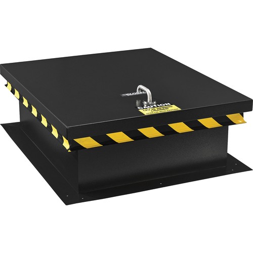 Galvanized roof access hatch - galvanized,