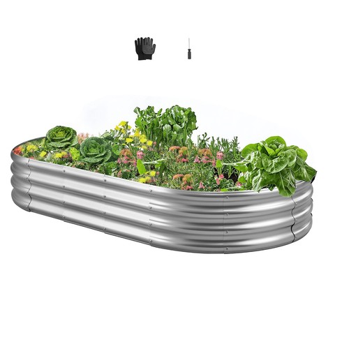 Vevor metal raised garden - garden, bed