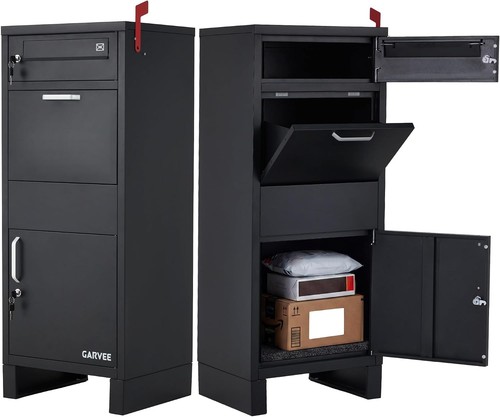 Outdoor package delivery - outdoor, box
