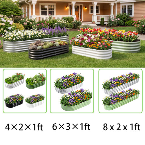 Galvanized raised garden bed - raised,