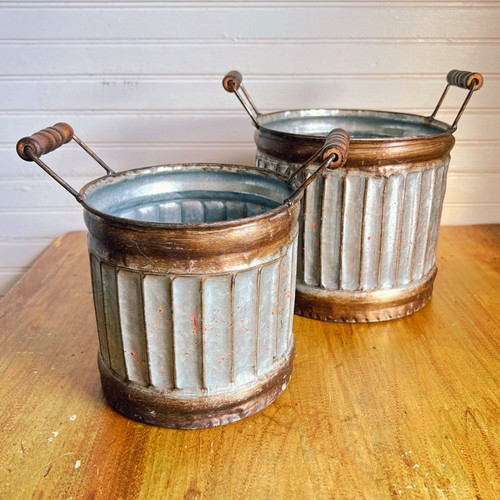 Set rustic galvanized - set,