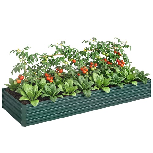 Galvanized raised garden - garden, bed